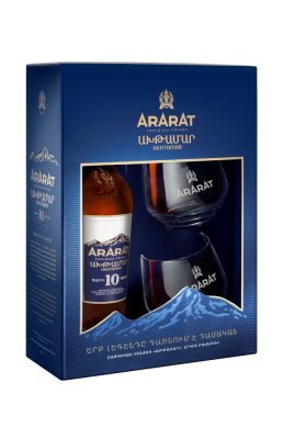 ARARAT Akhtamar with 2 glasses - ԿՈՆՅԱԿ | VINO&VINO