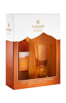 ARARAT Apricot with 1 glass - COGNAC / BRANDY / CALVADOS | VINO&VINO