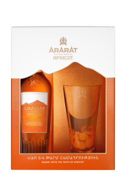 ARARAT Apricot with 1 glass - ԿՈՆՅԱԿ | VINO&VINO