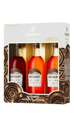 ARARAT Five Stars Triple pack - COGNAC / BRANDY / CALVADOS | VINO&VINO