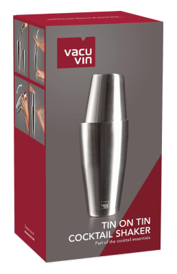 Vacu Vin 
Cocktail Shaker Tin on Tin | VINO&VINO