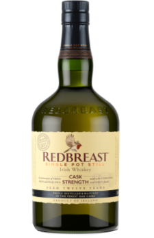 REDBREAST 
Cask strength 
12YO whiskey 