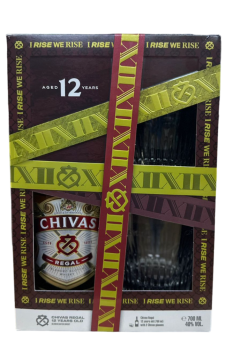 CHIVAS REGAL
12 year old
With 2 glasses