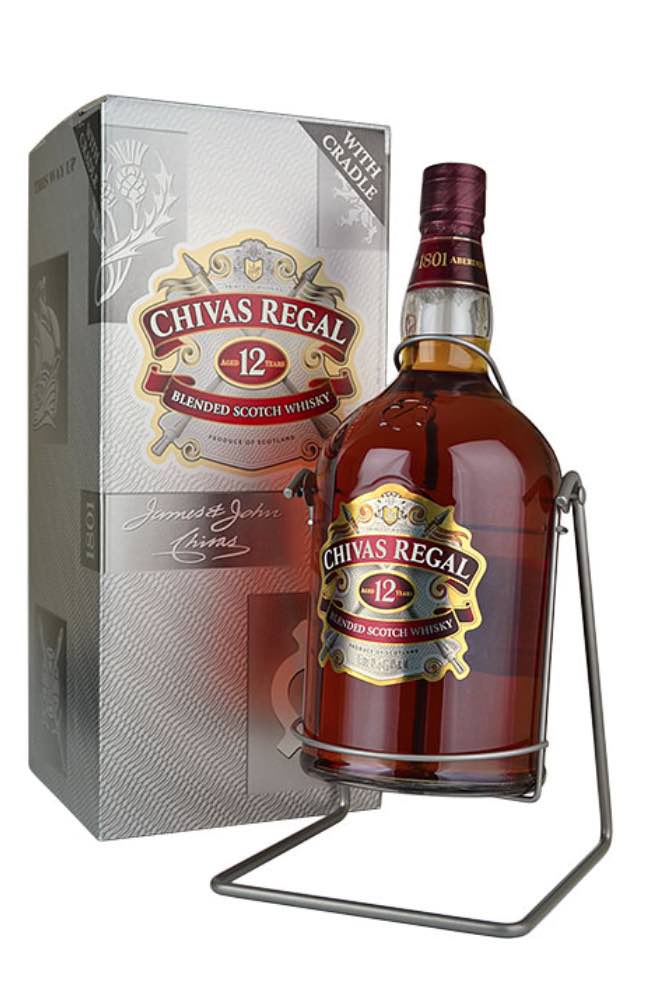 CHIVAS REGAL 12 Year Old with Bottle Cradle VINO VINO